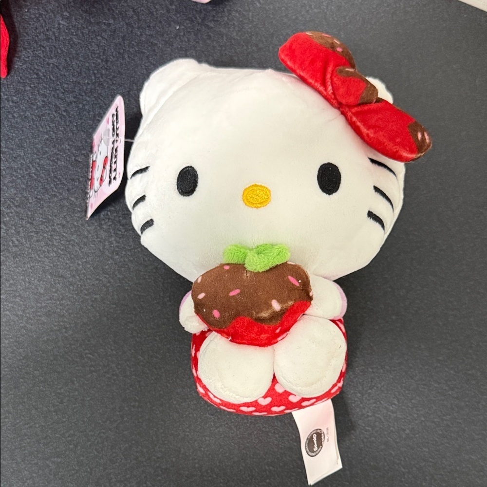 Hello Kitty White and Red Stuffed Animal